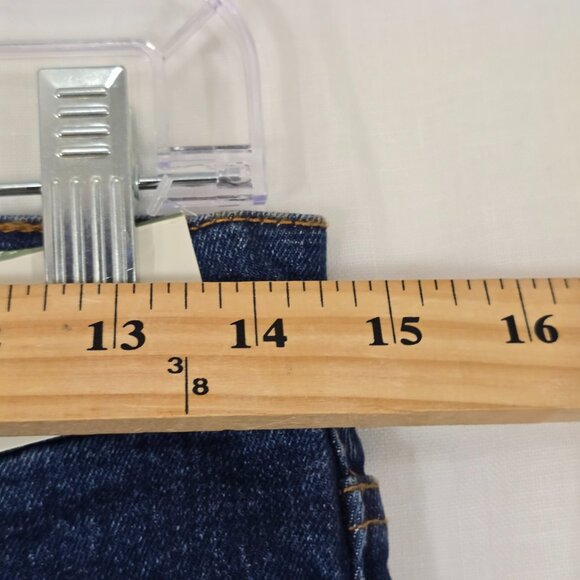 NWT Abercrombie & Fitch High Rise Skinny Jeans Y2K Size 28 Blue - Picture 7 of 8